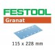 Abrasifs Granat STF 115X228 P240 GR/100 498951