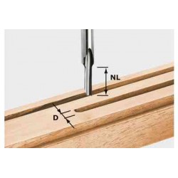 Fraise queue de 8 mm HS D 3/8 490941